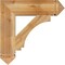 Ekena Millwork Imperial Arts & Crafts Rough Sawn Bracket, Western Red Cedar, 6"W x 26"D x 26"H BKT06X26X26IMP03RWR - alternate 3